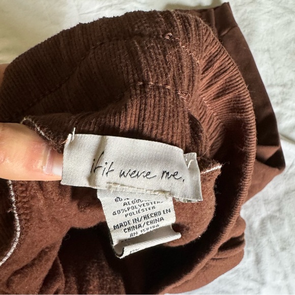 If it were me: brown sweatpants with pockets - Picture 3 of 3